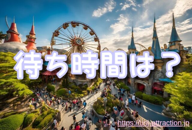 ミニオンハチャメチャミッション 待ち時間