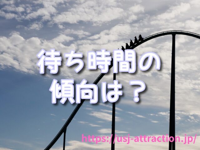 ミニオンハチャメチャミッション　待ち時間